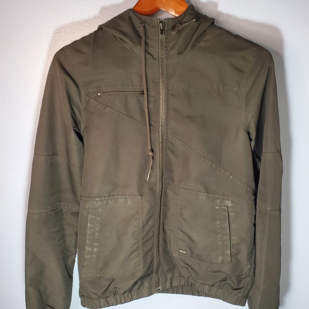 Volcom Windbreaker all black Women size XS